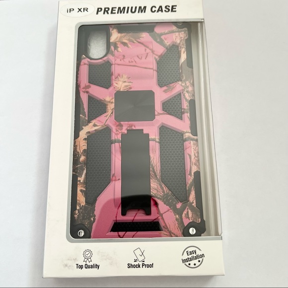 Pink Camouflage Apple IPhone XR Case - Picture 3 of 3